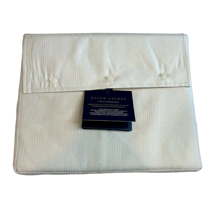 Ralph Lauren Home Organic Cotton Lovan Jacquard Full / Queen Duvet Cover NEW
