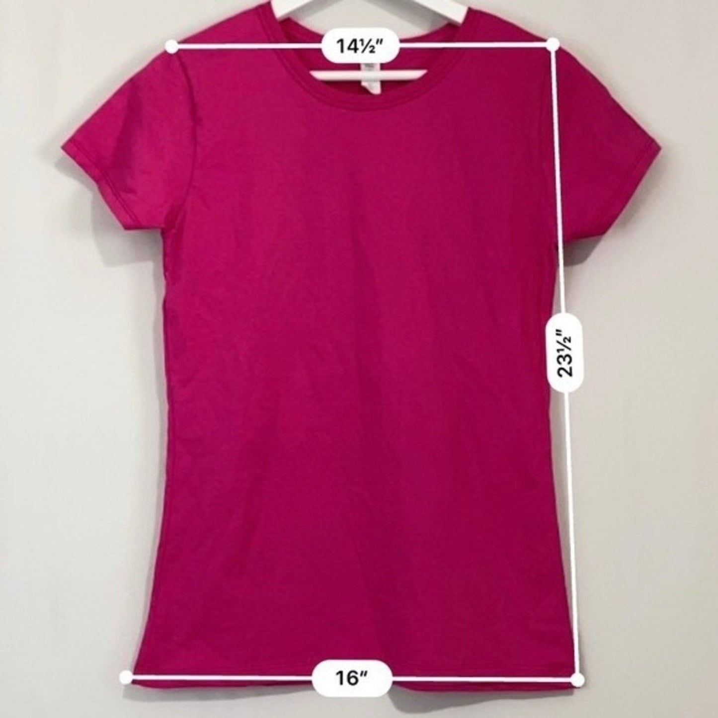 Fruit of the Loom Women’s Casual Short Sleeve Crewneck Tee Shirt Pink NWOT