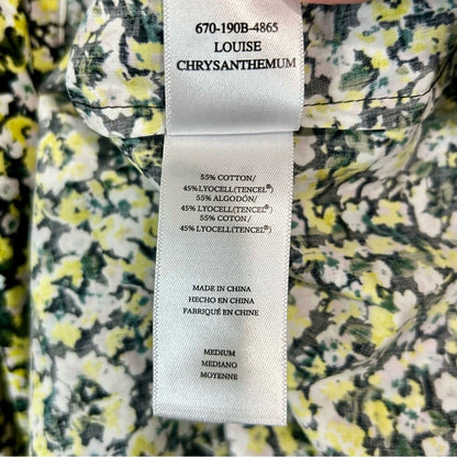 Rails Women’s Louise Floral Tiered Cotton Blend Shift Dress Chrysanthemum Medium