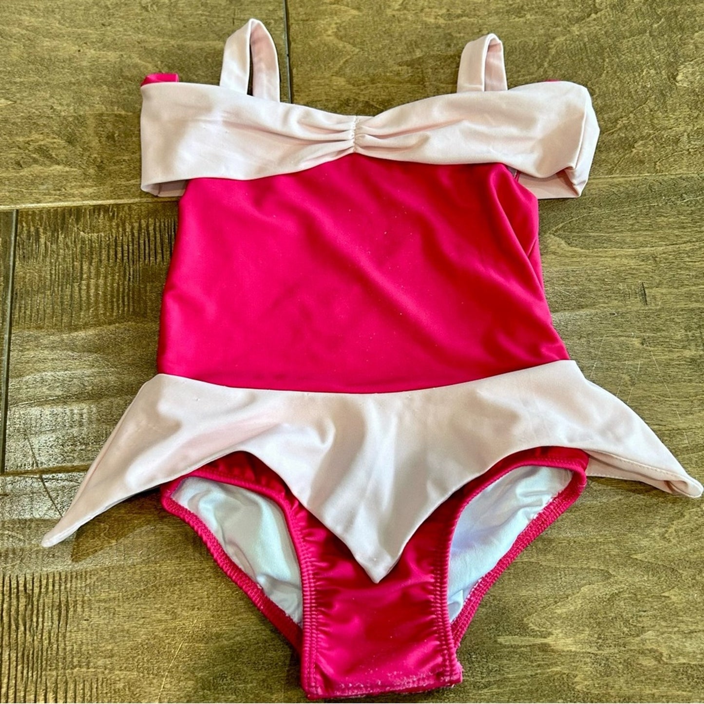 Only Little Once Toddler Girls Sleeping Beauty One Piece Swimsuit Pink 2/3 Girly