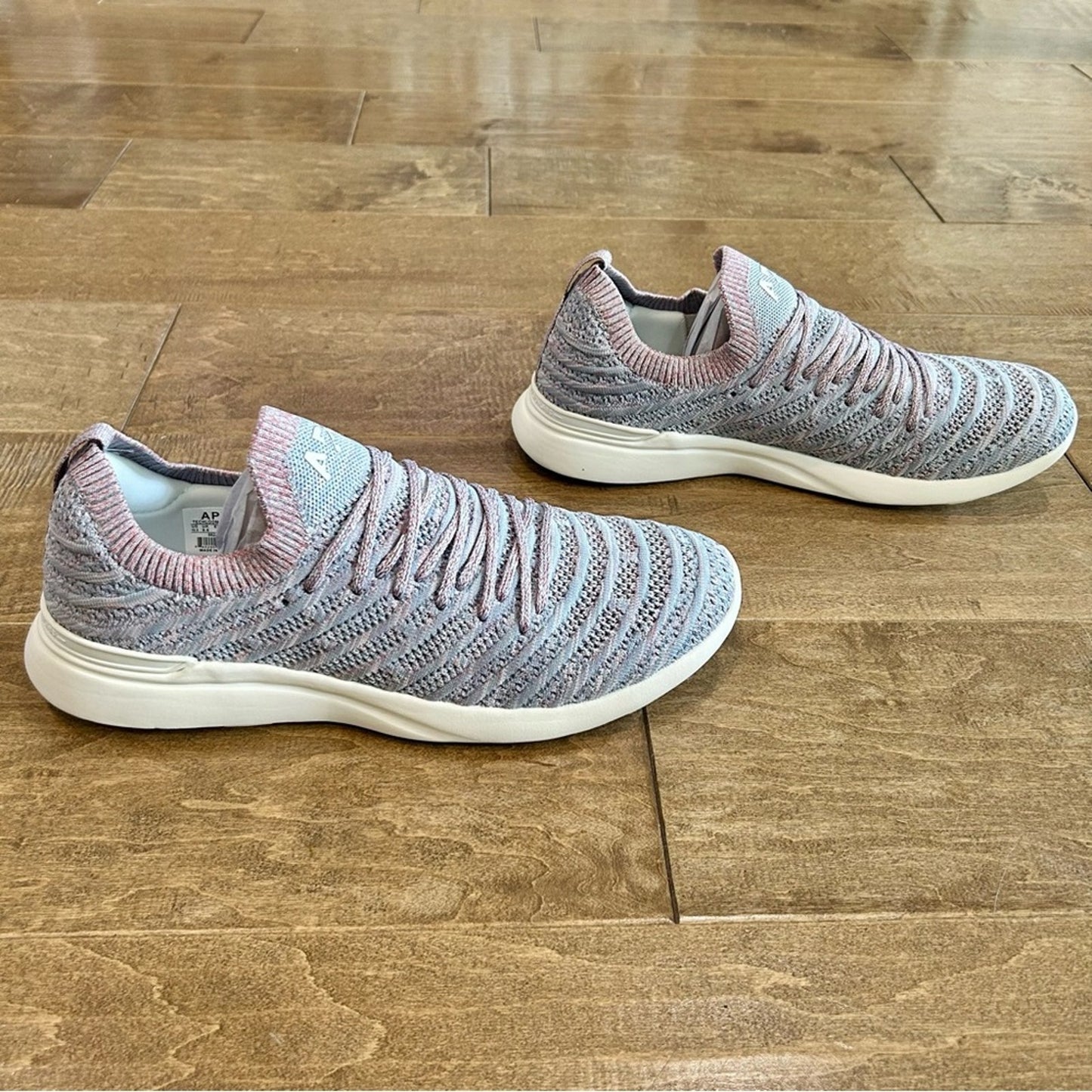 APL Women’s TechLoom Wave Shoes Grey Brown White Size 9 Brand New