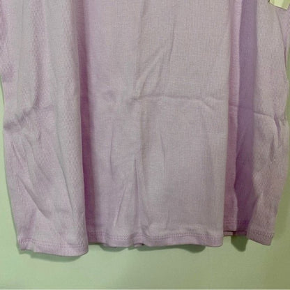 A New Day Women’s Basic Ribbed Tank Top Purple NWT Classic Staple Cute Girly