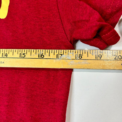 Winnie the Pooh Women's Short Sleeve Graphic T-Shirt Red Size Small EUC Cute