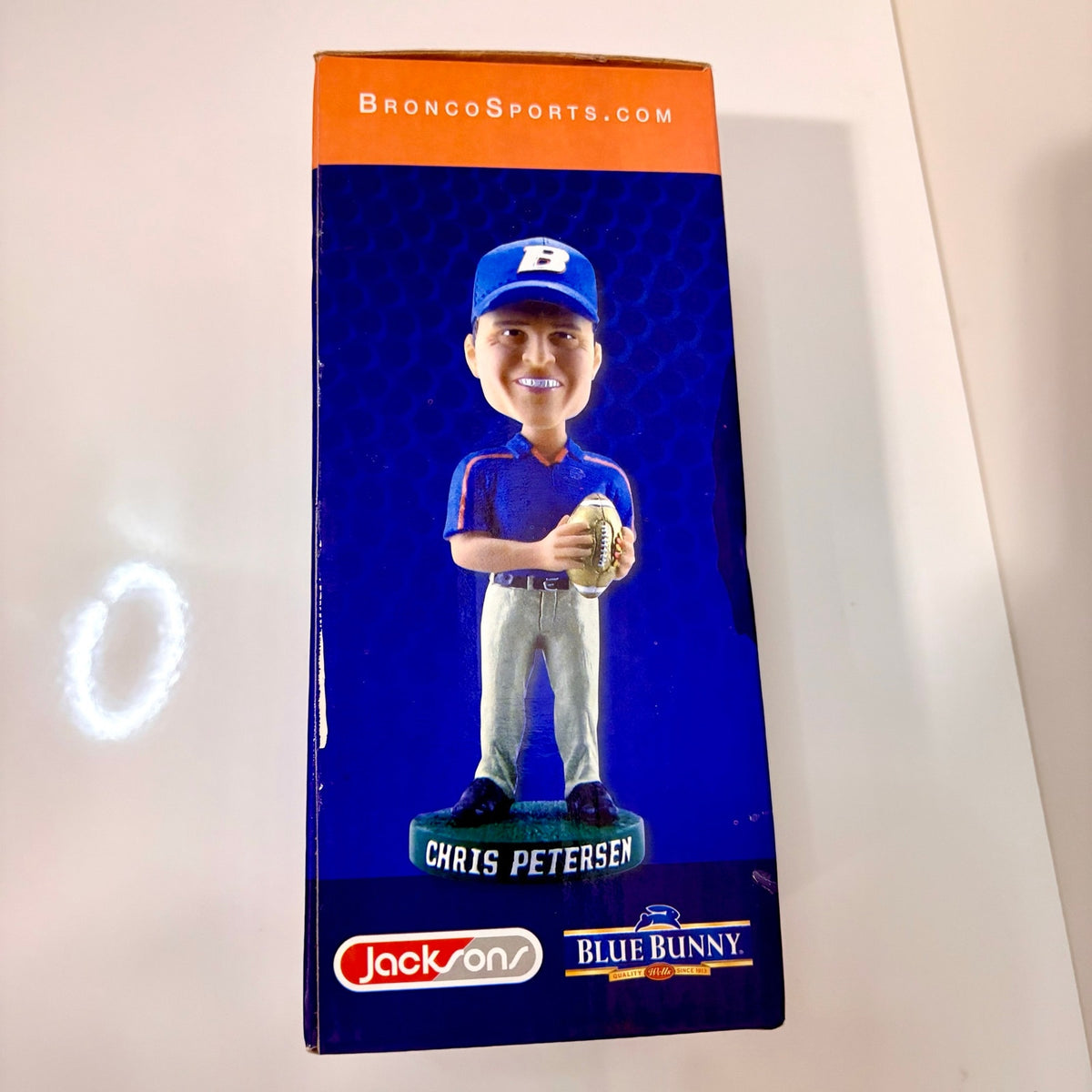 2010 Chris Petersen Boise State Broncos Coach Bobblehead Jacksons Blue Bunny NIB