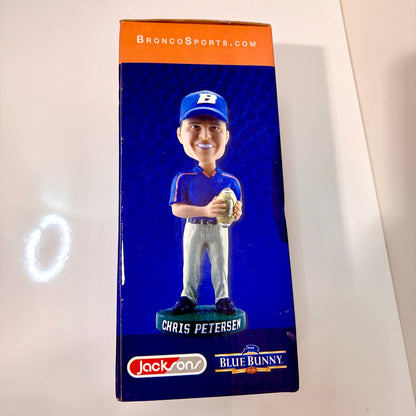 2010 Chris Petersen Boise State Broncos Coach Bobblehead Jacksons Blue Bunny NIB