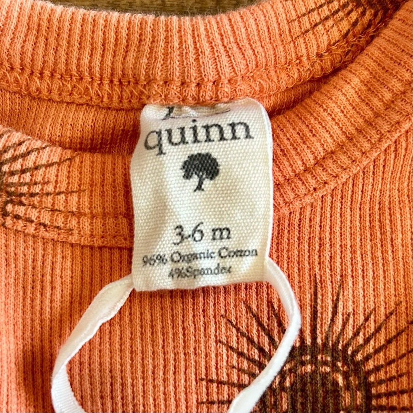 Kate Quinn Infant Girls Sun Prairie Dress w/ Headband and Hat Orange 3-6 M NWT