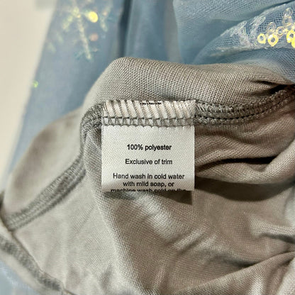 EleStory Toddler Girls Story Ballroom Dress Blue 18-24M NWT Velour Snowflake