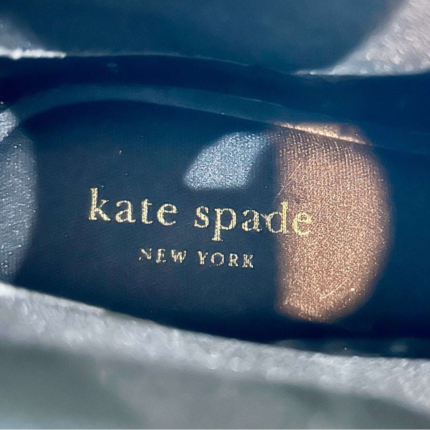 Kate Spade NY Women’s Sedgwick Chelsea Ankle Rain Boots Black Size 6 EUC Bow