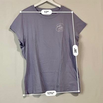 Universal Thread Women’s Self-Made Short Sleeve Graphic Tee Lavender NWT Girly