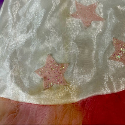 Pottery Barn Kids Light Up Fairy Tutu Costume with Tooth Fairy Wings Size 4-6