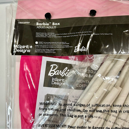 InSpirit Designs Women’s Barbie Box Costume Pink NWT Girly Cute Halloween