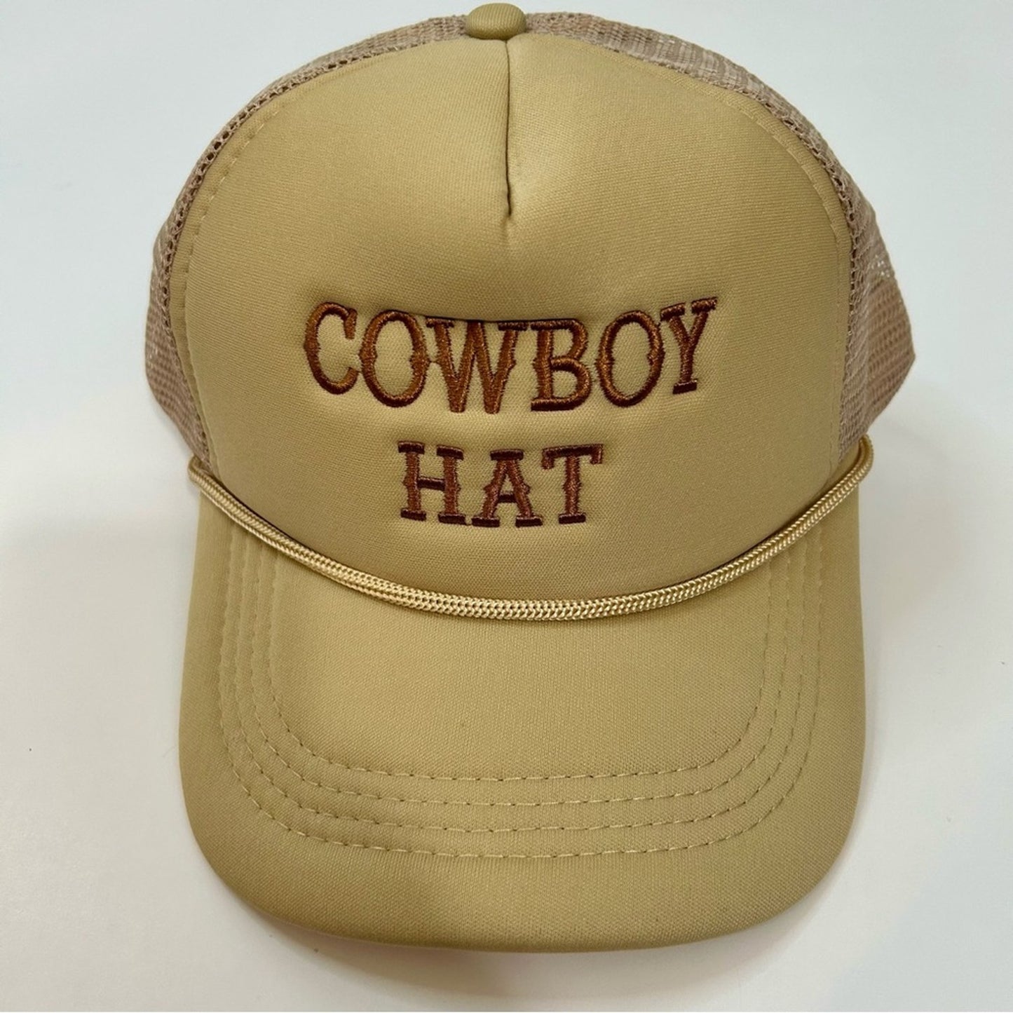 The Cowboy Hat Women’s Baseball Mesh Hat Ash Mocha New Cute Girly Summer Outdoor