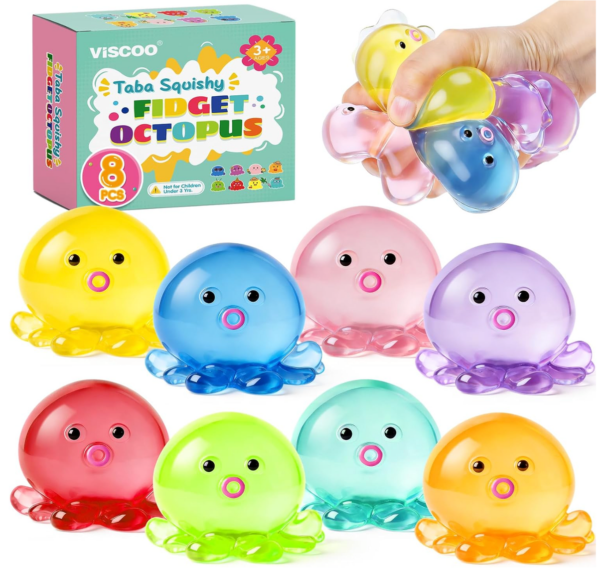 Taba Octopus Squishy – Assorted Colors