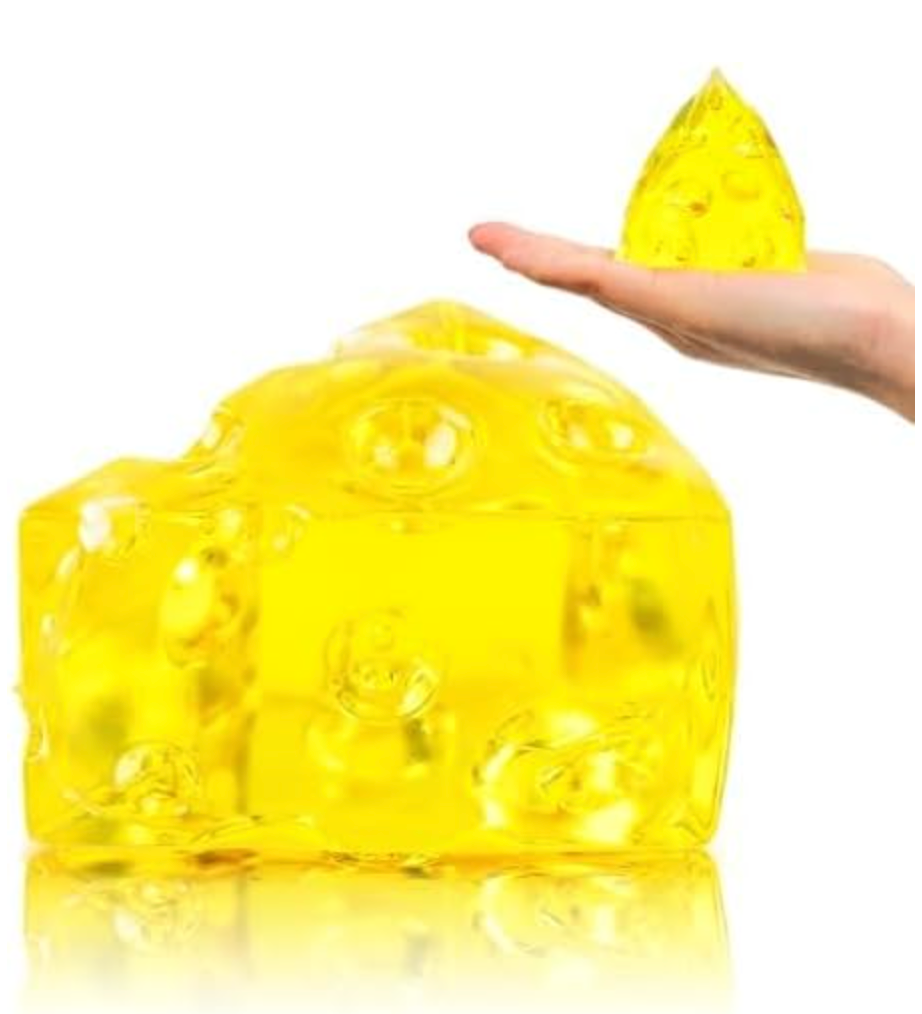 Mini Cheese Squishy – Yellow