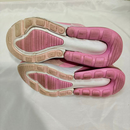 Nike Girls Youth Air Max 270 Pink Foam Sneakers Size 4Y Running Shoes EUC