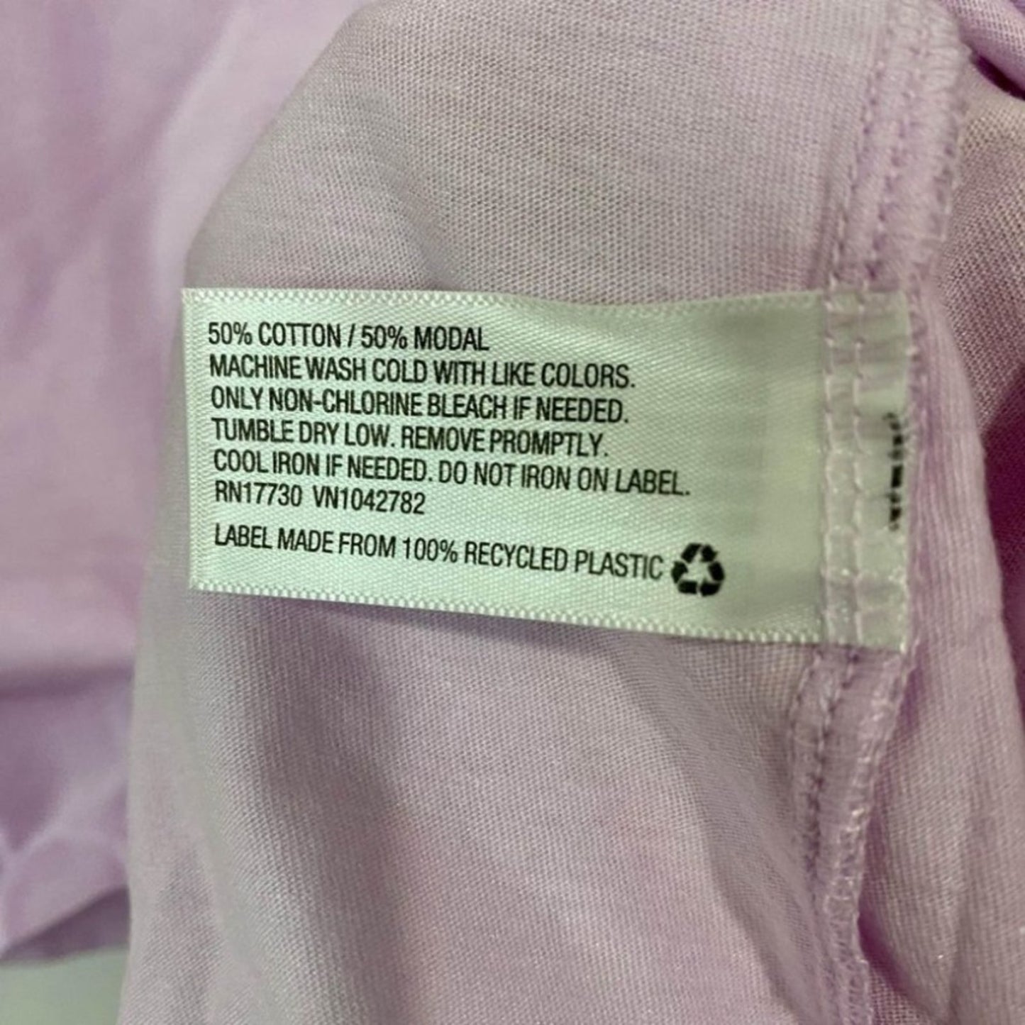 A New Day Women’s Crewneck Short Sleeve Basic Tee Light Purple Size 2X NWT