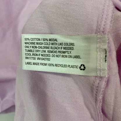 A New Day Women’s Crewneck Short Sleeve Basic Tee Light Purple Size 2X NWT