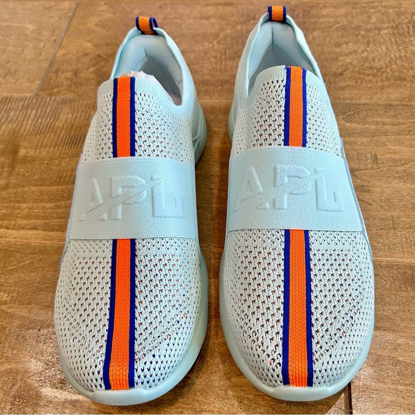 APL Women’s TechLoom Bliss Shoes Blue Orange Size 8 Brand New