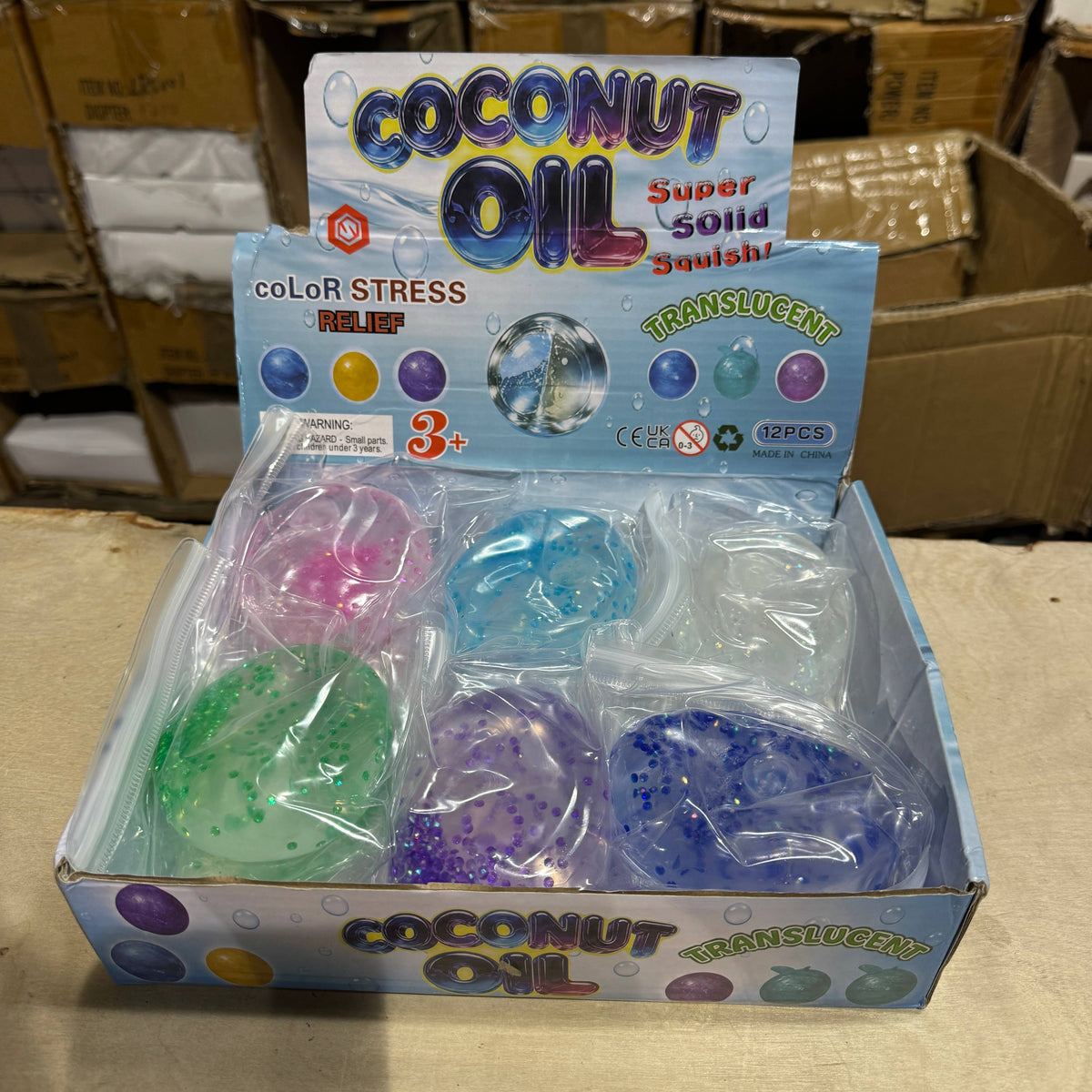 Coconut Oil Vaseline Mini Diamond Round Ball Toy