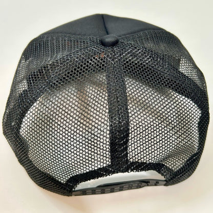 The Cowboy Hat Women’s Embroidered Baseball Mesh Hat Black Orange NEW Cute Girly