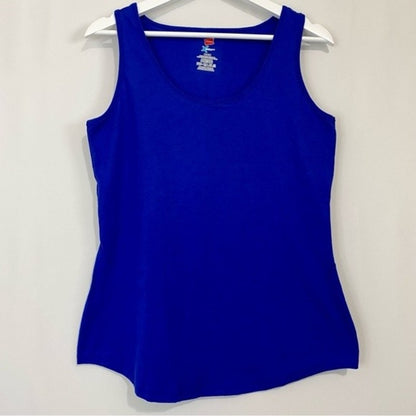 Hanes X-Temp Women’s Casual Tank Top Blue Size Medium NWOT