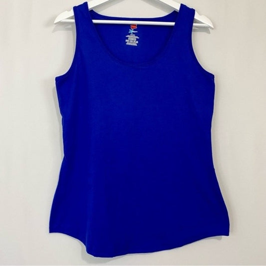 Hanes X-Temp Women’s Casual Tank Top Blue Size Medium NWOT
