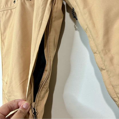 Volcom Women’s Knox Insulated Gore-Tex Snowboard Pants Sand Tan Size Large NWT
