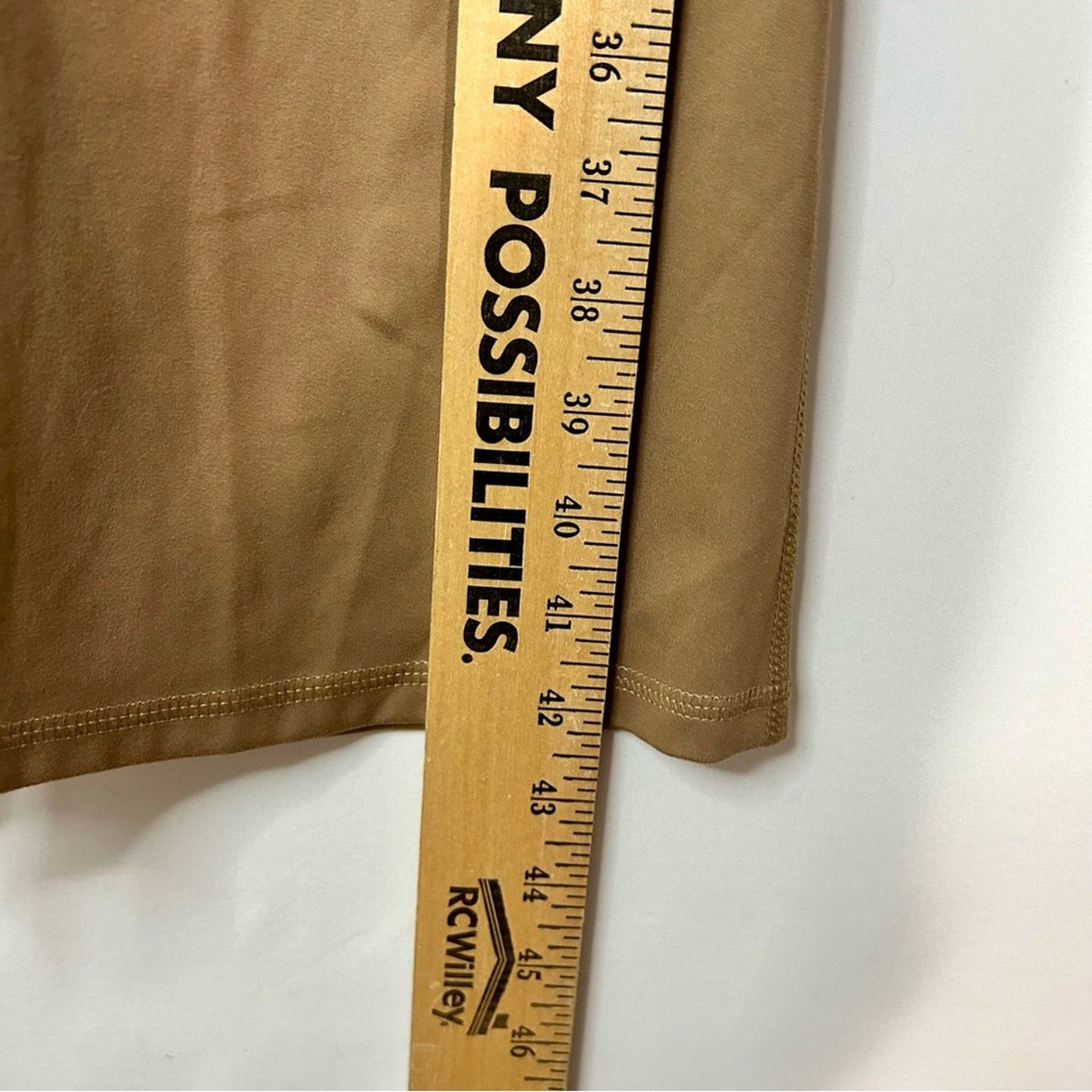 DSG Women’s Momentum Cadet High Waist Flare Slit Pants Tan Size Medium EUC