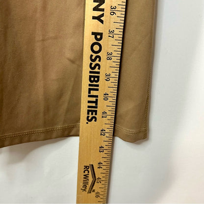 DSG Women’s Momentum Cadet High Waist Flare Slit Pants Tan Size Medium EUC