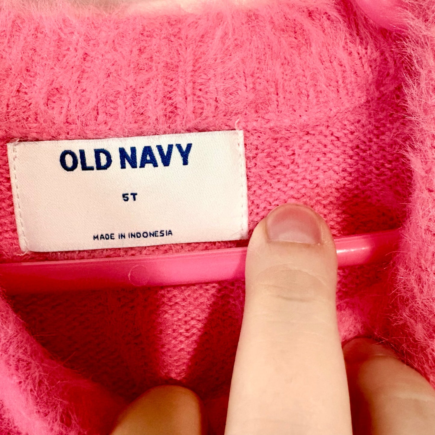 Old Navy Girls Bow Knit Pullover Sweater Bundle Pink Purple Size 5 EUC/Flaw