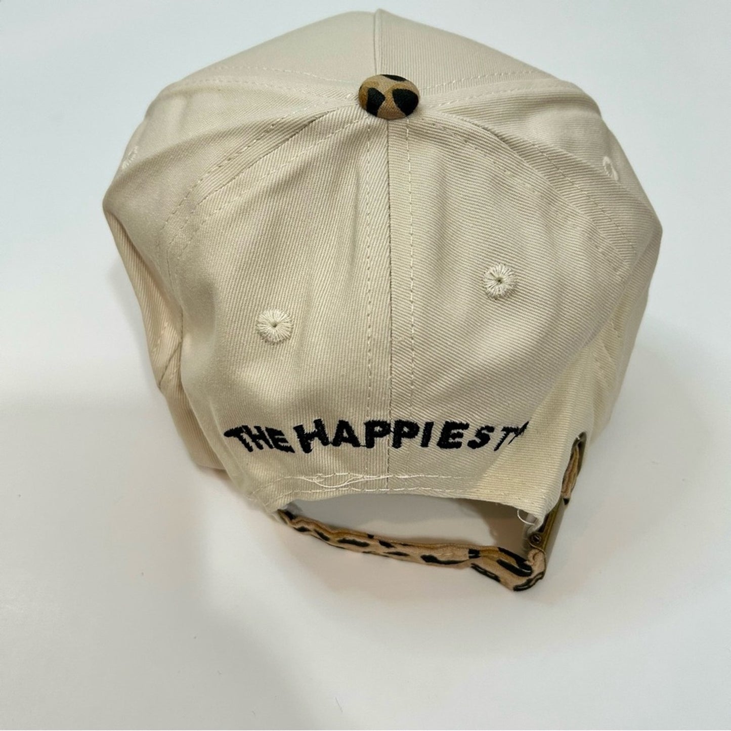 God’s Favorite Women’s Two Tone Canvas Cotton Baseball Hat Cap Leopard Tan New