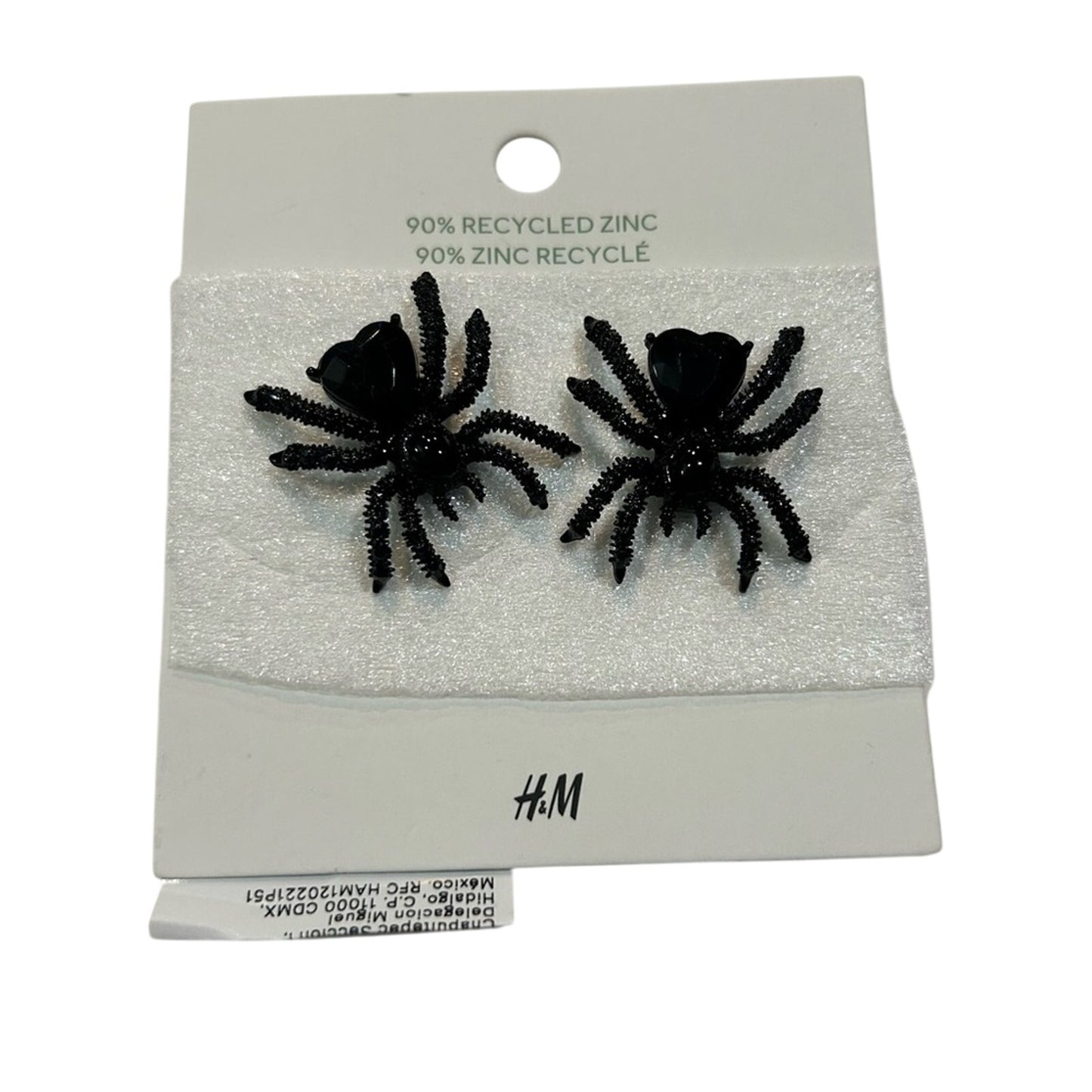 H&M Women’s Spider Earrings Black NWT Cute Girly Halloween Holiday Fall