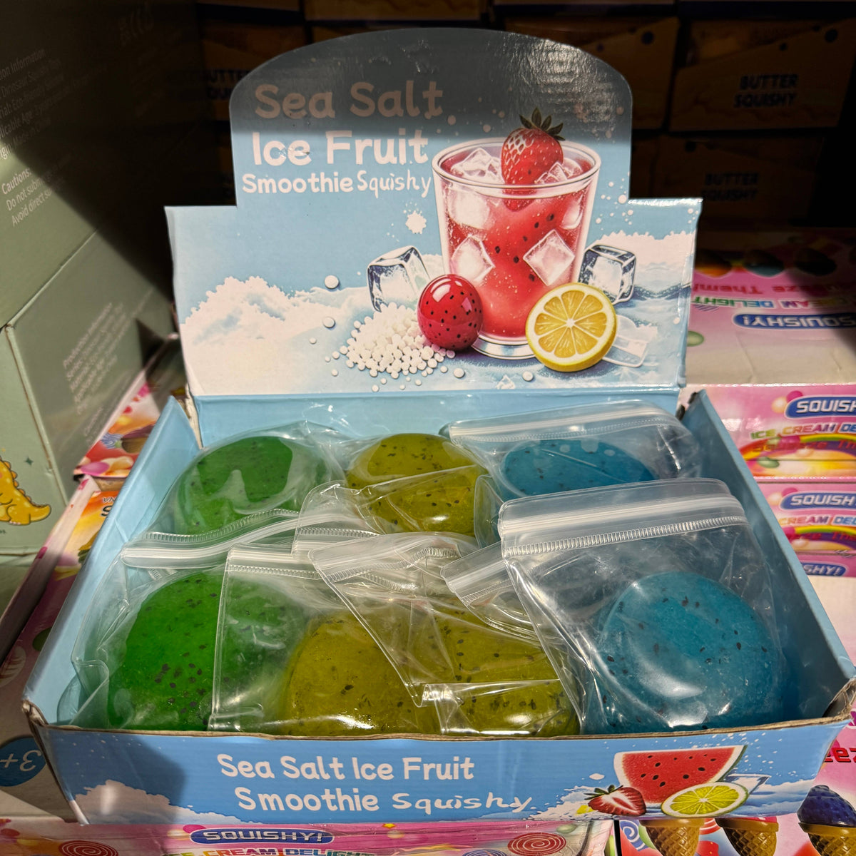 Mixed Fruit Icy Slushy Ball Squishy