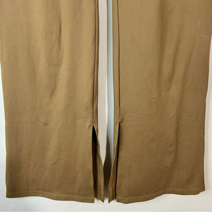 DSG Women’s Momentum Cadet High Waist Flare Slit Pants Tan Size Medium EUC