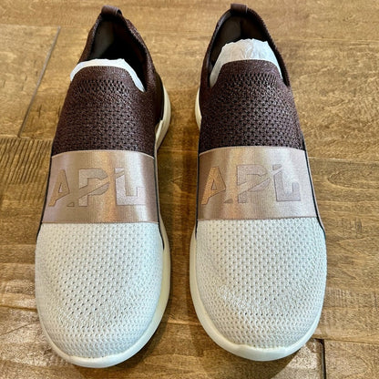 APL Women’s TechLoom Bliss Shoes Metallic Brown Tan White Size 6.5 Brand New