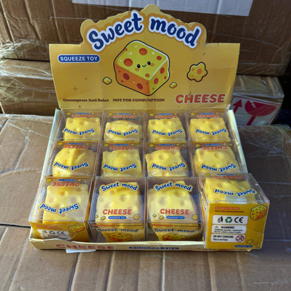 Crunchy Square Cheese Squishy