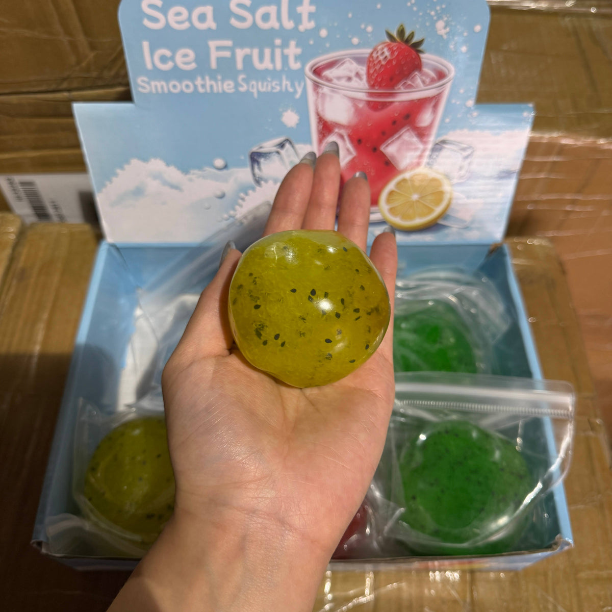 Mixed Fruit Icy Slushy Ball Squishy
