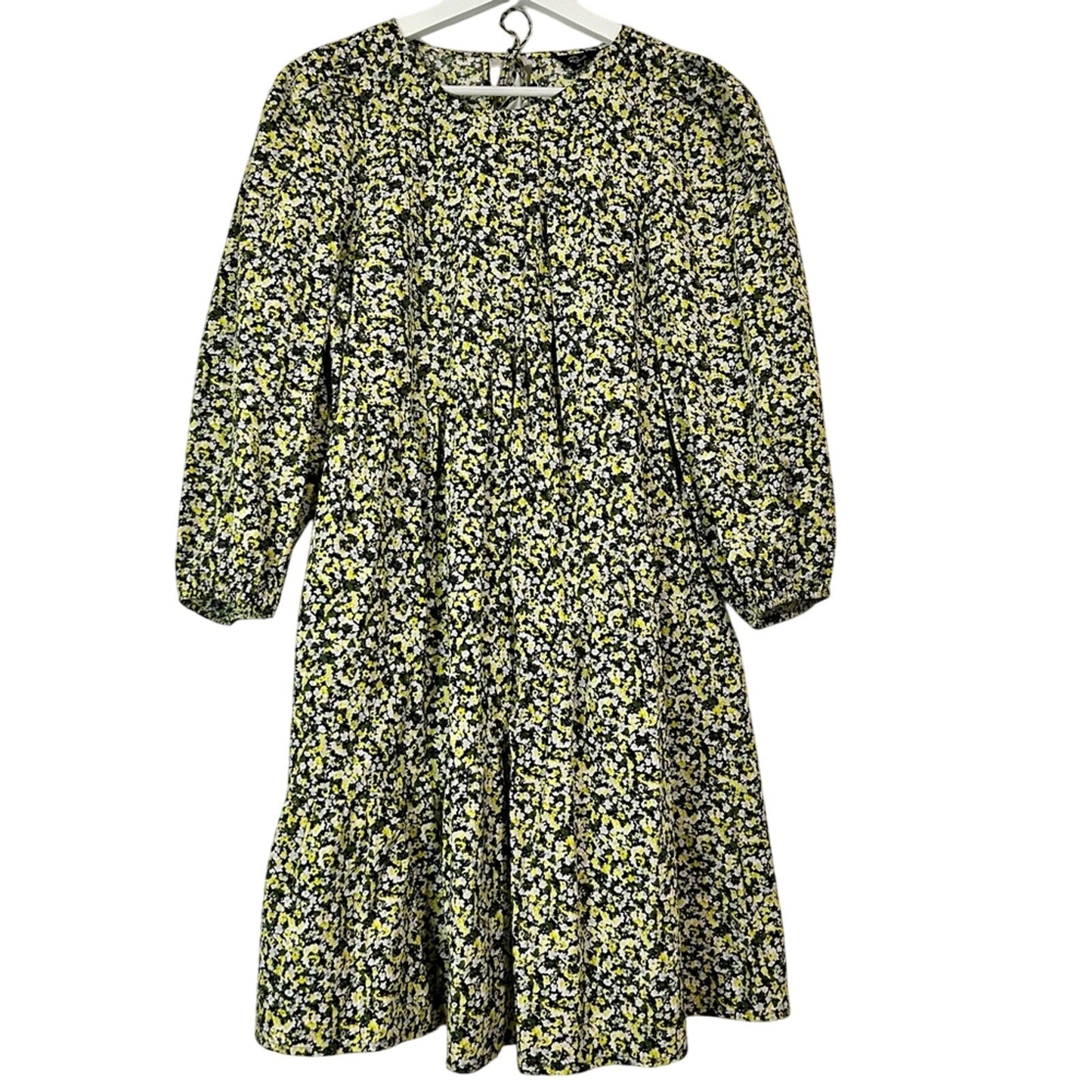 Rails Women’s Louise Floral Tiered Cotton Blend Shift Dress Chrysanthemum Medium