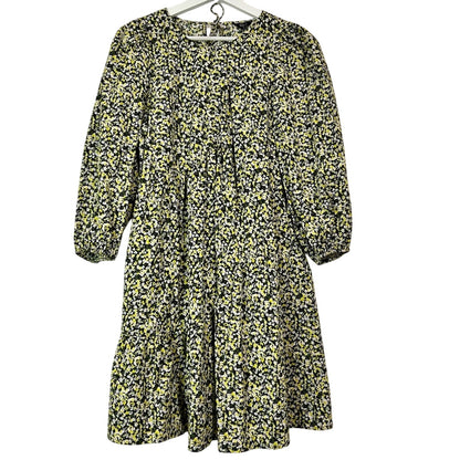 Rails Women’s Louise Floral Tiered Cotton Blend Shift Dress Chrysanthemum Medium