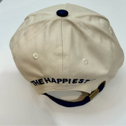 God’s Favorite Women’s Two Tone Canvas Cotton Baseball Hat Cap Tan Navy NEW Cute