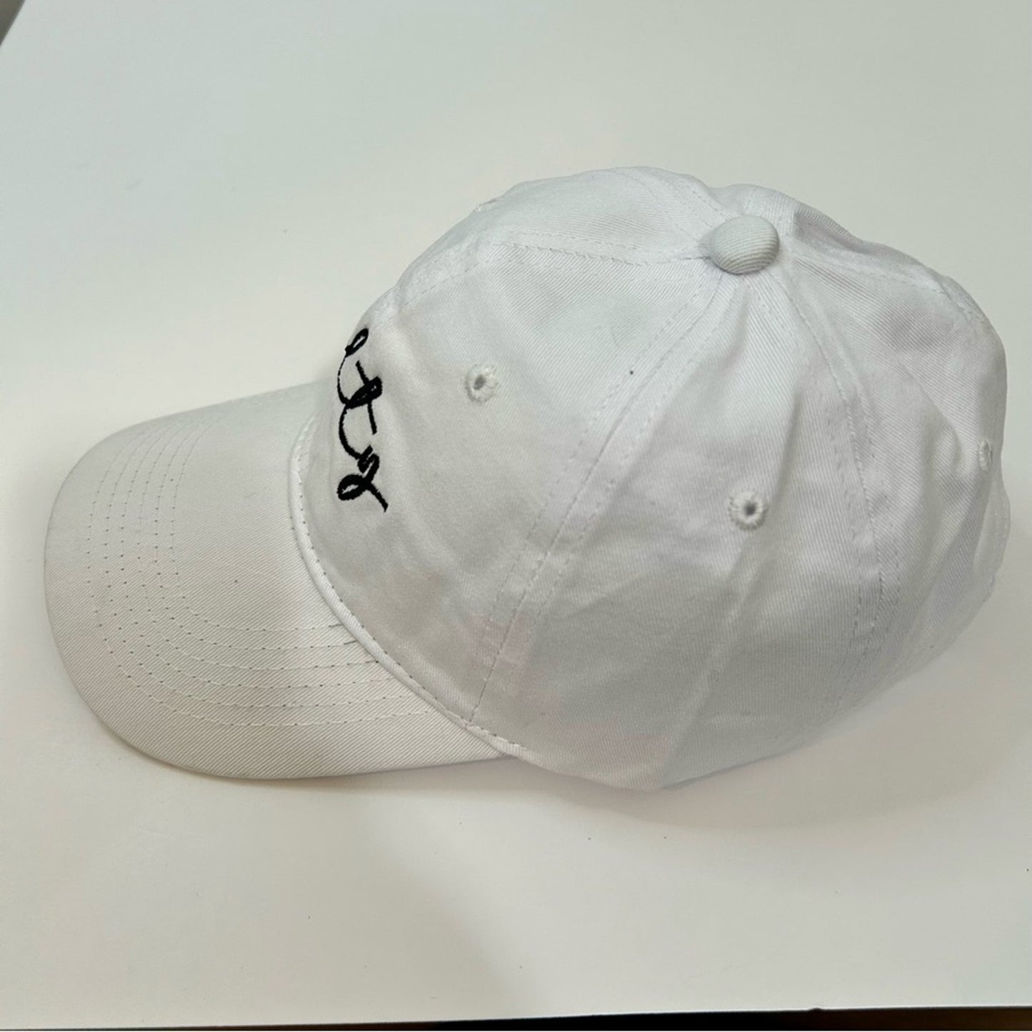 Salty Embroidered Vintage Washed Cotton Baseball Cap Hat White Black New Beach