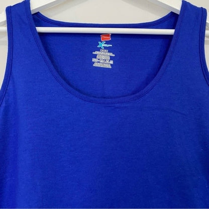 Hanes X-Temp Women’s Casual Tank Top Blue Size Medium NWOT
