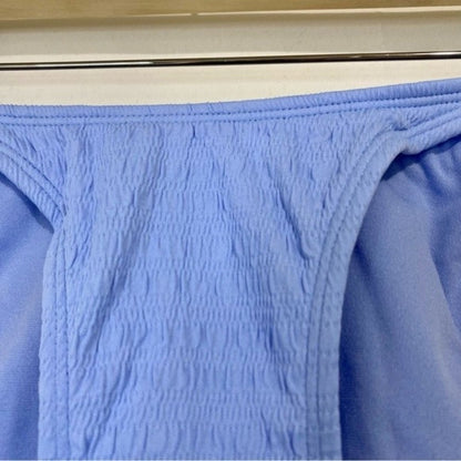 Xhilaration Women's Blue High Leg Scoop Waist Bikini Bottom Size Small NWT