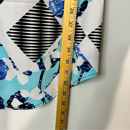 Peter Pilotto for Target Women’s Button Down Mini Dress Blue Black Size Medium