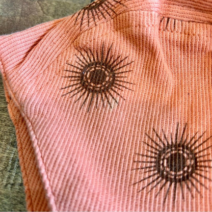 Kate Quinn Infant Girls Sun Prairie Dress w/ Headband and Hat Orange 3-6 M NWT
