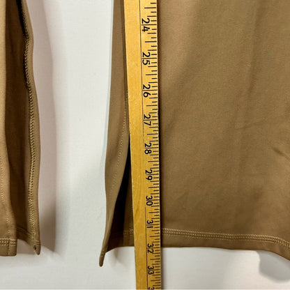 DSG Women’s Momentum Cadet High Waist Flare Slit Pants Tan Size Medium EUC