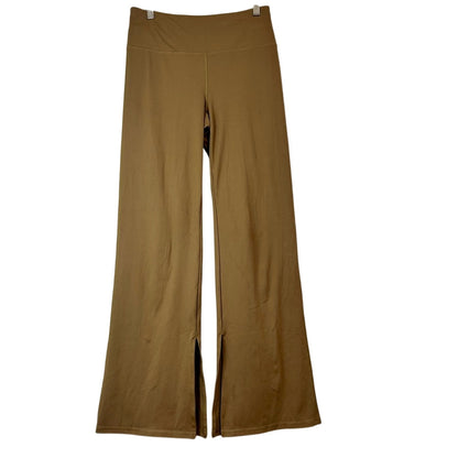 DSG Women’s Momentum Cadet High Waist Flare Slit Pants Tan Size Medium EUC