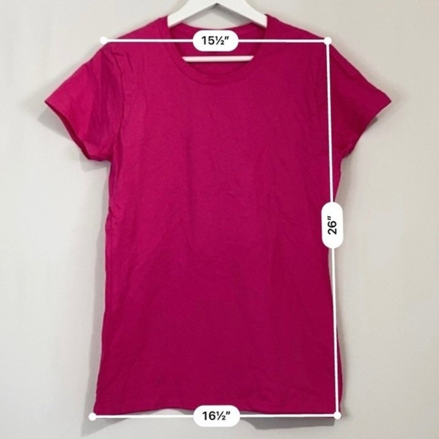 Fruit of the Loom Women’s Casual Short Sleeve Crewneck Tee Shirt Pink NWOT