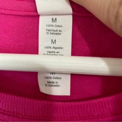 Fruit of the Loom Women’s Casual Short Sleeve Crewneck Tee Shirt Pink NWOT