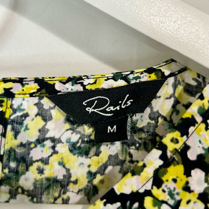 Rails Women’s Louise Floral Tiered Cotton Blend Shift Dress Chrysanthemum Medium